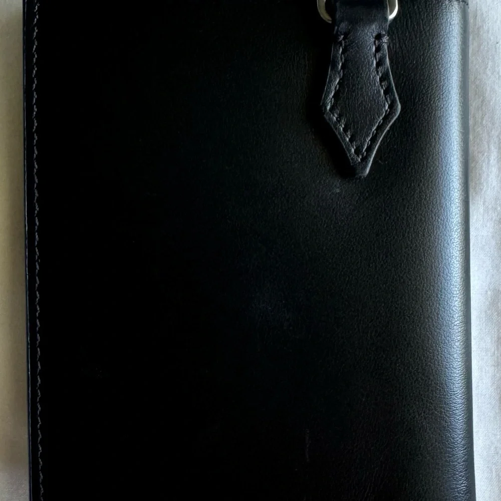 MONTBLANC Black Leather Meister Wallet 6cc with Iconic Emblem, 100%Genuine, NWT